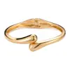 Pulseira Irregular Ondulada Inspirada em Design Europeu e Americano, Pulseira Fashion Ins de Luxo Leve Transfronteiriça, Pulseira Lisa Gota de Água com Mola