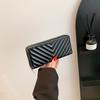 Celebridade da Internet moda cor sólida bolsa pequena feminina 2024 primavera nova bolsa de moedas combinando mini bolsa de mão moda