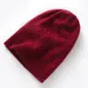 Suave y Pegajoso Cachemir Otoño/Invierno 2026 Nuevo para Mujer Doble Capa Engrosado Casual Protección Auditiva Gorro Holgado de Moda Gorro de Punto