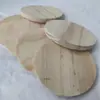 Pino redondo madera maciza redondo semicircular DIY modelo material de manualidades madera en bruto se puede perforar pino Tung