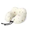 Almohada Personalizada en Forma de U de Seda Helada, Almohada Refrigerante para el Cuello, Se Puede Añadir Logo, Regalo Promocional, Almohada para Coche y Aviación, Almohada en Forma de U de Espuma Viscoelástica