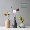 Pequenas Flores Secas Enfeites de Decoração para Casa Vaso de Cerâmica Morandi Sala de Estar Gabinete de TV Arranjo de Flores Castiçal Estilo Escandinavo