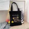 Bolsas Femininas de Tecido Oxford, Venda Direta do Fabricante, Bolsas de Ombro Versáteis e Modernas, Bolsas Verticais de Lona com Desenhos, Bolsas de Tecido