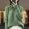 Nuevo Suéter de Lana con Capucha de Color Sólido 2026 para Mujer, Suéter de Punto Holgado, Suéter Suave y Acogedor Estilo Perezoso para Otoño e Invierno