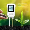 Medidor de Suelo de Doble Sonda, Pantalla Digital de pH, Acidez y Alcalinidad de Alta Precisión, Medidor de Humedad del Suelo para Jardinería y Cultivo de Plantas en Maceta