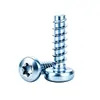 Parafusos Autoatarraxantes Galvanizados com Cabeça Panela Formato Estrela Cauda Plana Gb2670.1 Parafusos com Cabeça Redonda Formato Estrela M3~M4.8 Aço Carbono