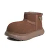 Botas de Neve Novas 2026 para Crianças com Pelúcia Quente Sapatos Grandes de Algodão para Meninas Botas Curtas para Bebê Solado Macio Botas para Meninos Pequenos