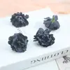 Cabezas de Flores de Clavel Simuladas al por Mayor, Flores de Seda, Flores Artificiales, Tocados Estilo Tang Dinastía Han, Accesorios para el Cabello, Materiales para Joyería Hecha a Mano
