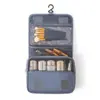 Nova bolsa de armazenamento grande capacidade à prova d'água estilo coreano para viagem, portátil para viagens de negócios, unissex com gancho, bolsa para cosméticos e higiene pessoal
