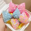 Pinza para el Cabello de Sirena con Lentejuelas Ji Estéreo Infantil con Lazo Producto de Celebridad de Internet Puesto Callejero Tocado Luminoso Accesorios para el Cabello de Niñas