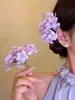 Nuevo Estilo Super Hada Flor Pinza para el Cabello Pinza Lateral Pasador Uso Diario Pinza de Garra de Flor de Tul Accesorio para el Cabello de Alta Gama para la Parte Posterior de la Cabeza