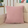 Almofada Decorativa para Sofá Nórdico Almofada para Sala de Estar Cor Sólida Veludo Milho Almofada de Apoio Lombar Almofada para Cabeceira de Cama Capa de Almofada sem Enchimento