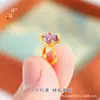 Pu Zuojiu no se desvanece arena dorada accesorios DIY amor rosa cuerno de la abundancia pulsera con cuentas pasantes collar con cuentas