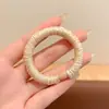 Diadema de Pelo Plisada con Volantes de Alta Gama Estilo Coreano 2026 Nueva Cuerda para Moño y Cola de Caballo para Mujer