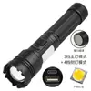 Temu Tiktok Popular Transfronterizo Linterna Brillante Estilo Patrulla Camping Iluminación Exterior Láser Blanco Aleación de Aluminio