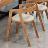 Mesa de oficina rectangular de madera maciza nórdica y combinación de sillas Mesa de conferencias para apartamentos pequeños de empresa Escritorio de computadora para oficina de personal