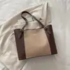 2026 Bolsa para el día a día Bolsa de gran capacidad para estudiantes universitarias Bolsa de hombro individual de nuevo estilo Bolso de mano a la moda