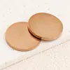 Moeda comemorativa de aço inoxidável dourado, 32 mm de diâmetro * 3 mm de espessura, superfície lisa, pode ser gravada a laser com logotipo, gravação DIY, moeda de decisão não porosa
