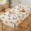 Mantel de Lujo Ligero y de Gama Alta, Impermeable, Resistente al Aceite, Mantel sin Lavado, Mantel Rectangular de PVC Estilo Chino Nuevo para Mesa de Café