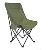 Silla lunar plegable de almacenamiento portátil personalizada con bolsillo lateral para playa, bocetos, picnics y sentarse a largo plazo sin colapsar, asiento para exteriores