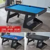 Mesa de Billar Plegable para el Hogar para Adultos y Niños 3 en 1 Mesa de Billar Multifuncional de Interior Mesa de Tenis de Mesa Familiar
