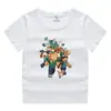 Nueva Ropa Infantil Camiseta de Verano de Manga Corta Minecraft para Niños Camiseta Básica para Niños Camiseta de Manga Media para Bebé Top Infantil