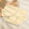 Cuecas Antibacterianas de Algodão Puro Feminino Estilo Japonês Cintura Média Roupa Interior Sem Costura Respirável Verão Fino Shorts Femininos