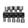 9 Piezas/14 Piezas Llaves de Vaso Hexagonales, Puntas para Destornillador Neumático, Vasos para Tornillos para Destornilladores Eléctricos, para Tornillos Autoperforantes