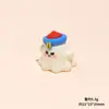 Figura de Resina de Fantasma Pequeno com Capuz 3D Simulada Acessório de Decoração DIY Mini Ornamento de Carro Decoração Suspensa