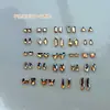 Mini Pedrería para Uñas de Fondo Plano con Forma Irregular en Color Champagne, Decoraciones Brillantes para Uñas, Pedrería Pequeña de Forma Irregular en Accesorios de Color Champagne Dorado