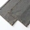 Jeans de pierna recta de moda con estampado de letras de marca y corazones para hombre, estilo callejero hip-hop, holgados, de pierna ancha, versátiles, de largo hasta el suelo