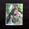 Venta al por mayor de fábrica Tíbet color oro pintura thangka tarjeta central núcleo a menudo pitón dragón femenino lienzo medio pintado a mano patrón dorado opcional