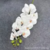 Flores Artificiales de Película Phalaenopsis de 9 Cabezas Impresas en 3D para Arreglos Florales de Bodas de Alto Nivel y Decoración de Paredes Florales