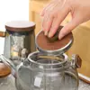 Tapa de Taza de Nogal Tetera Fría Tapa de Madera Tapa de Tetera de Cerámica Tapa de Tetera para Hervir Tapa de Bambú y Madera Venta Fábrica Mayorista