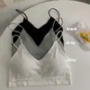 Ropa Interior Deportiva Estudiantes Chica de Secundaria Espalda Bonita Sujetador Pequeño de Tirantes Celebridad de Internet Sujetador Envolvente Top Tubo Base
