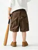 Pantalones Cortos Estilo Ropa de Trabajo para Niños, Nuevos Pantalones Cortos Finos de Moda Verano 2026 para Niños, Pantalones Casuales de Cinco Puntos para Niños Pequeños