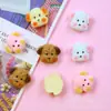 Perro Lindo de Dibujos Animados Innovador Hecho a Mano Nuevo Accesorios de Resina Cuerda para el Cabello Pasador Funda para Teléfono Móvil Caja de Papelería Accesorios Decorativos
