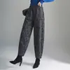 Elegantes Pantalones Harem Versátiles Estampados para Mujer, Novedad Otoño 2026 Cintura Alta Adelgazantes Sueltos Casuales para el Trabajo, Pantalones Tipo Zanahoria de Moda