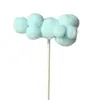 Complemento de decoración para tartas pequeñas, frescas, suaves y adorables, con forma de nube tridimensional, accesorios para tarjetas de decoración para tartas.