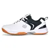 Sapatos de badminton plus size transfronteiriços sapatos masculinos novos profissionais leves respiráveis antiderrapantes absorção de choque sapatos de tênis de mesa masculinos tênis