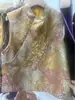 Nueva colección de principios de otoño: nuevo chaleco bordado de cuello redondo estilo chino para mujer, con bordado de seda