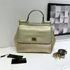 Bolsa Feminina Estampa de Palma D&G Bolsa de Mão Bolsa Transversal Bolsa Platina Bolsa de Festa Couro Genuíno Siciliano Bolsa Feminina Exportação