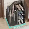 Suporte para guarda-chuvas para entrada de casa, porta-guarda-chuvas, suporte para capas de chuva, organizador com drenagem de água