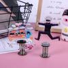 Adornos periféricos de animación de segunda dimensión, soporte humanoide de escritorio creativo con música mecedora de resorte acrílico personalizado