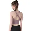 Nuevo Sujetador Deportivo Cruzado de Estilo Europeo y Americano para Mujer, con Sensación de Segunda Piel, Efecto de Reúne y Adelgazante, Camiseta sin Mangas para Fitness, Sujetador para Pilates Yoga