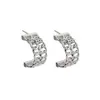 Corea del Sur Dongdaemun nueva joyería ins moda hueco geométrico c pendientes pendientes tendencia pendientes mujeres