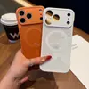 Adecuado para iPhone 17 Pro Max Disipación de Calor Sin Marco Magnético Funda para Teléfono Apple 16 Malla de Panal 15 Cubierta Protectora
