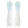 H723 guantes domésticos impermeables para el hogar engrosados limpieza de cocina guantes de goma transparentes duraderos guantes para lavar ropa y lavar platos