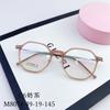 Gafas Artísticas Poligonales TR90 de Medio Titanio con Grado Pueden Equiparse con Montura de Marco Completo de Moda para Hombre y Mujer M8074