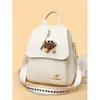 Mochila de Cuero Suave Transfronteriza para Mujer 2026 Nueva Antirrobo Gran Capacidad Casual de Viaje Mochila de Hombro para Commuter Estudiante